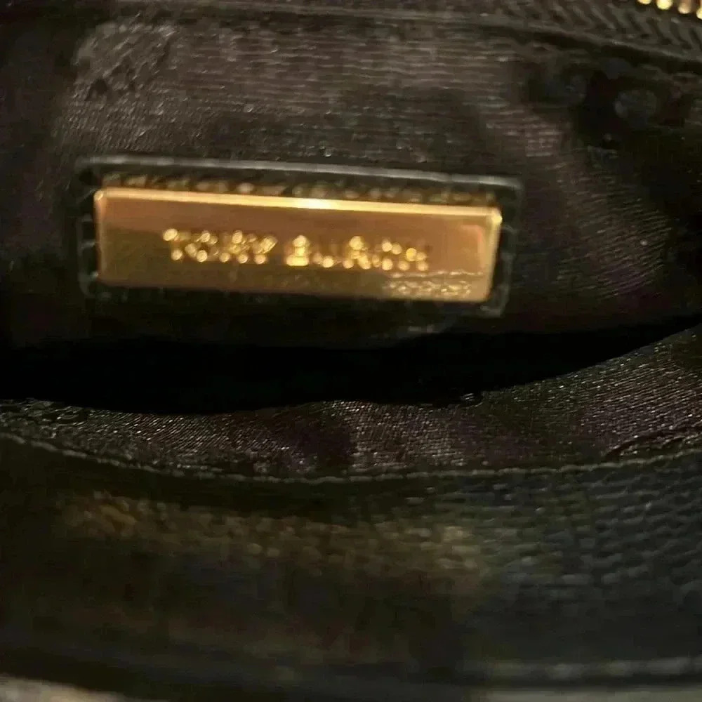 EUC Tory Burch Leather Backpack (Black) - Picture 5 of 9